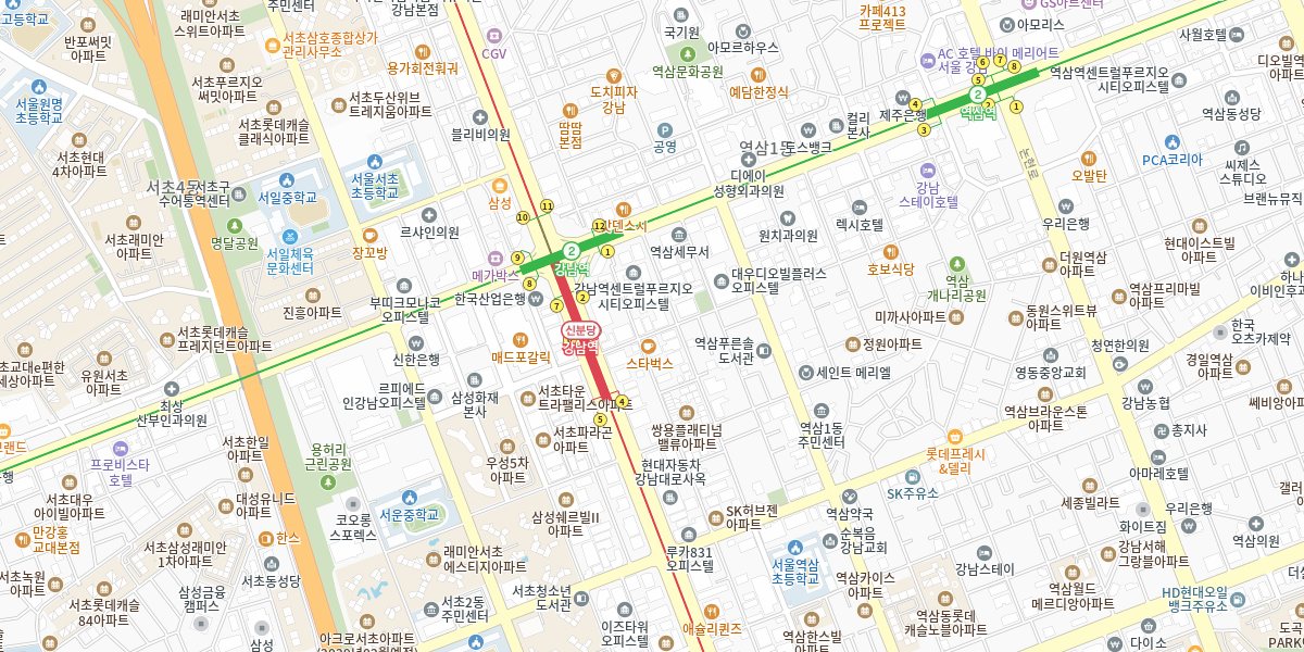 약도 — 서울특별시 강남구 테헤란로2길 21, 타워300 4층